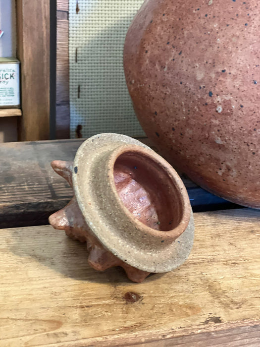 Vintage signed mid century modern style nautical studio pottery