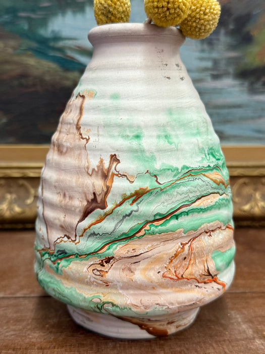 Vintage stamped Nemadji Pottery vase mid century modern style( Available by online purchase only )