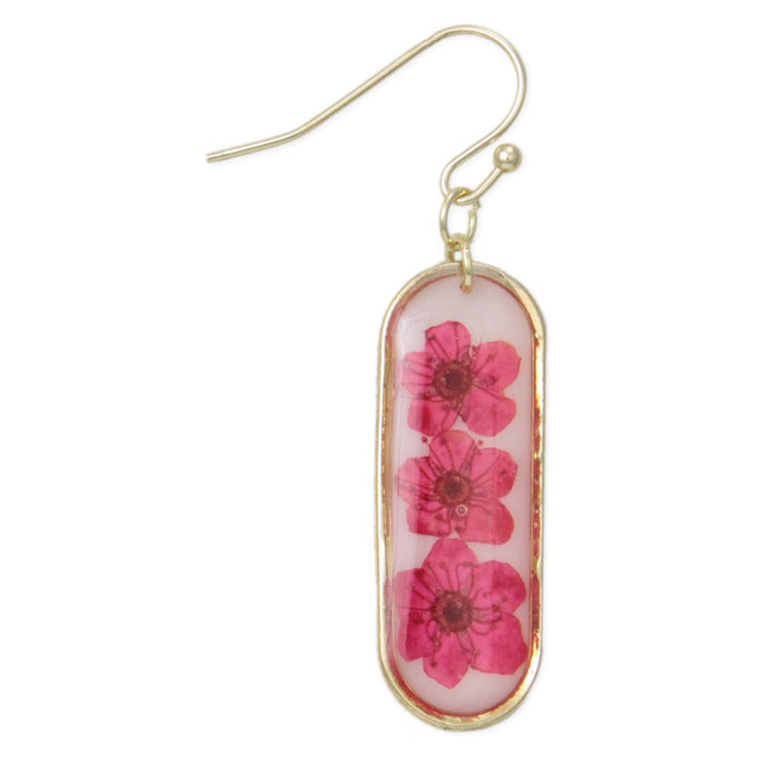 Trio Dried Flower Earrings