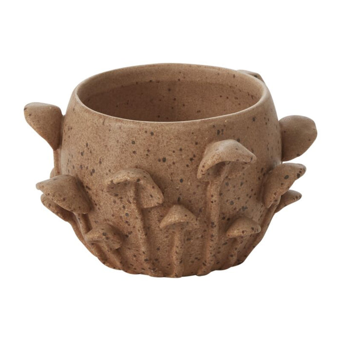 Mushroom Forest Pot 7.25X4.75"