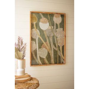 Brand New Art Print Wood Frame Poppy