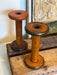 pair of vintage wooden spools ( Online Purchase Only )