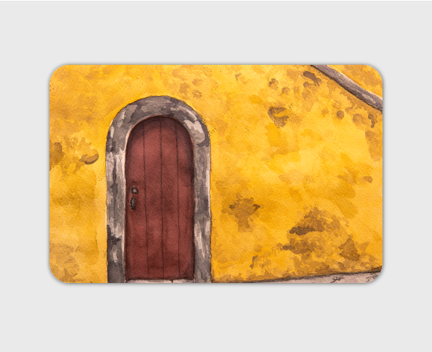 Portugal Yellow Wall - Pena Palace Sticker