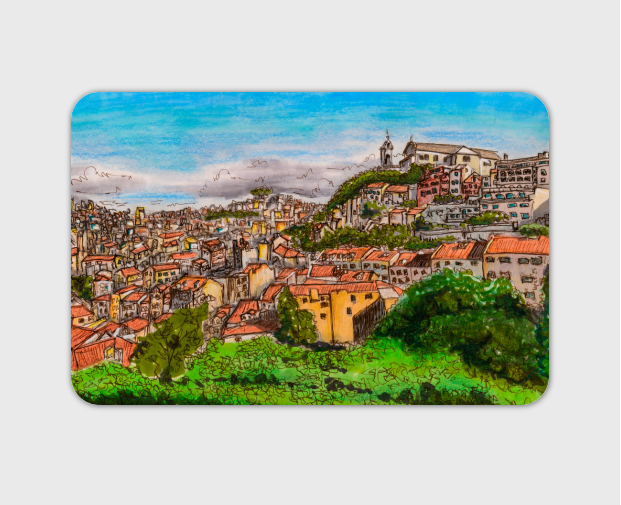 Lisbon Overlook Hill Vista Sticker