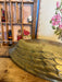 vintage mid century modern style brass duck with lid and bowl