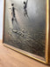 vintage mid century modern style textured painting attributed to Norway Artist Ivar Bruun