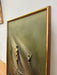 vintage mid century modern style textured painting attributed to Norway Artist Ivar Bruun