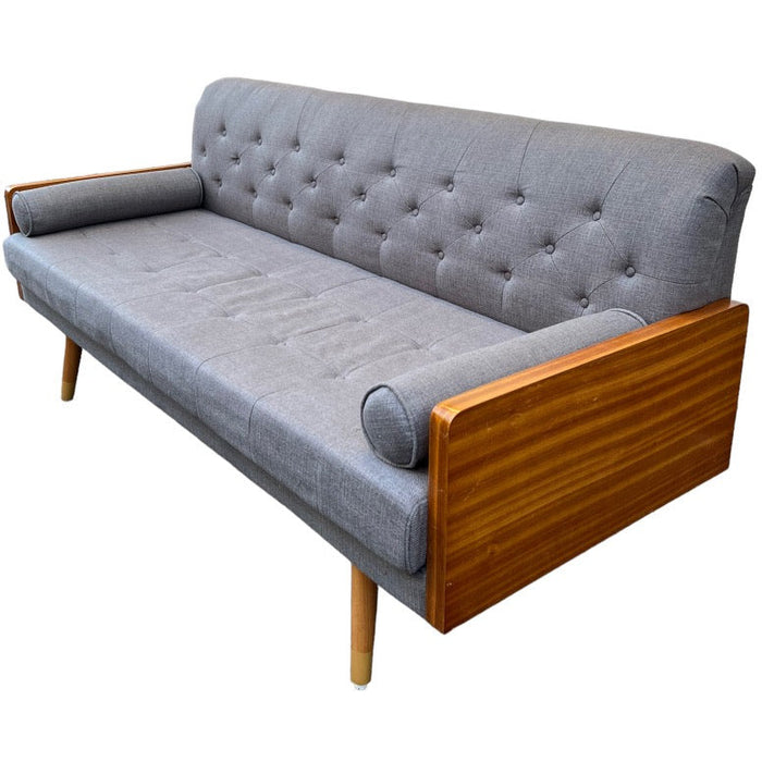 New Contemporary Mid Century Modern Style Lounge Sofa Bolster Pillows ( Available For Online Purchase Only )