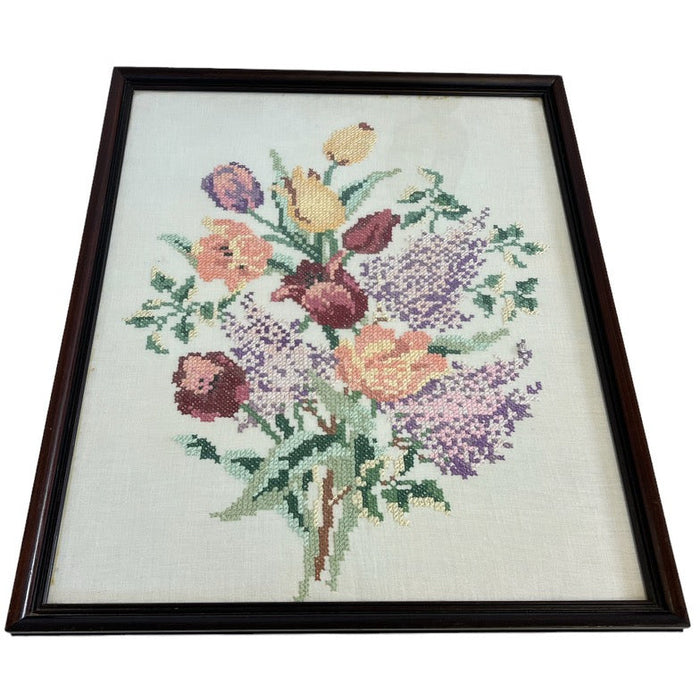 Vintage Framed Embroidery