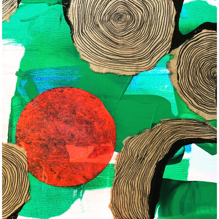 "Woods II"- PNW Original Collage