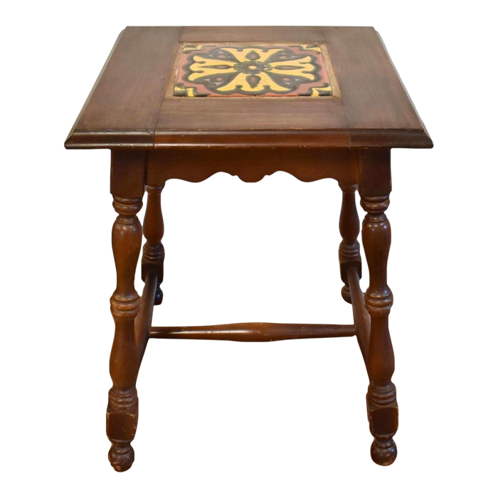 Antique 1940s California Catalina Style Tile Top Table (Available by Online Purchase Only)