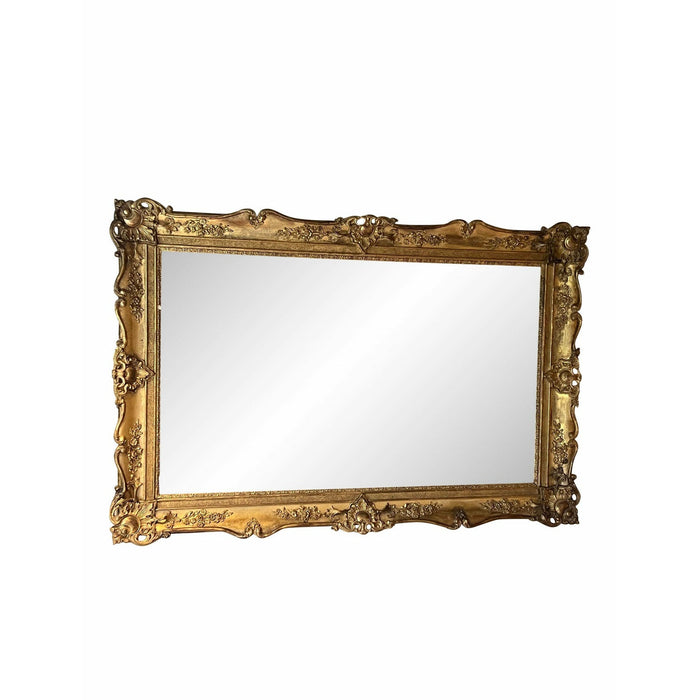 19th Century Rectangular French Napoleon III Giltwood Mirror