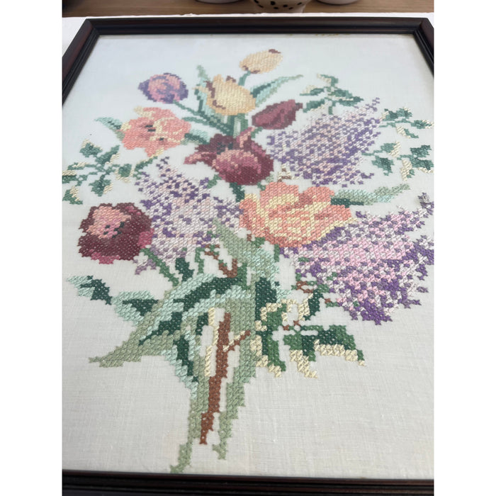 Vintage Framed Embroidery