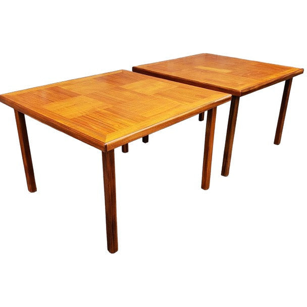 Vintage Danish Mid Century Modern Teak Coffee Tables Set of 2