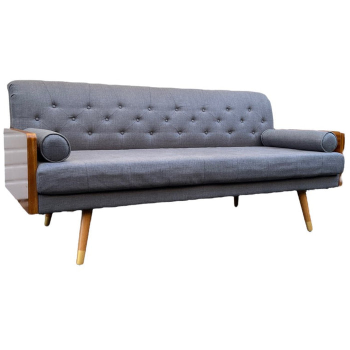New Contemporary Mid Century Modern Style Lounge Sofa Bolster Pillows ( Available For Online Purchase Only )
