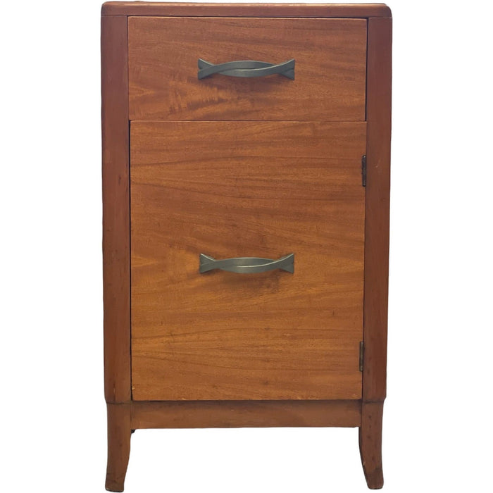 Vintage Mid Century Modern Accent Table with Dovetail Drawers Circa 1950s - 1970s