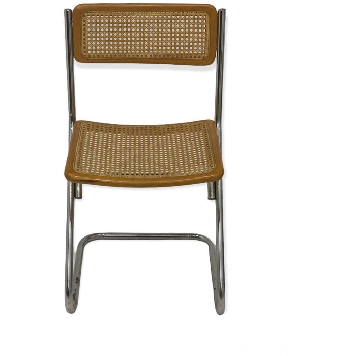 Vintage Cane Metal Chair