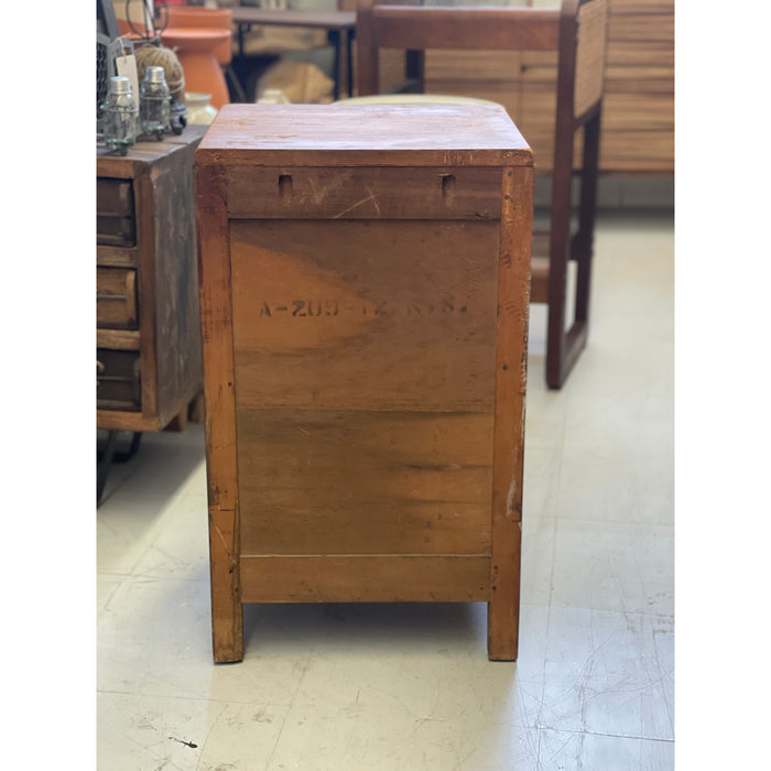 Vintage Mid Century Modern Accent Table with Dovetail Drawers Circa 1950s - 1970s