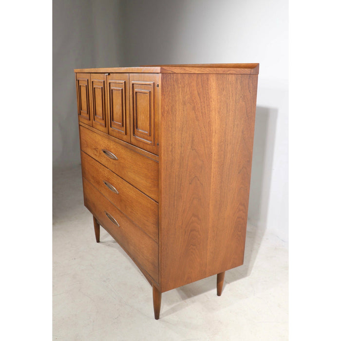 Vintage Mid Century Modern Dresser with Dovetail Drawers Cabinet Storage (Available for Online Purchase Only)