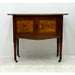 Antique Early 20th Century Vintage English Walnut Buffet Cabinet With Casters