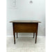 Antique Early 20th Century Vintage English Walnut Buffet Cabinet With Casters