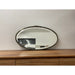 Antique Metal Oval Wall Mirror