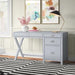 Brand New Mid Campaign Inspired Desk with Storage Drawers Table