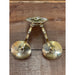 Brass Wall Sconce Candle Holder Set of 2
