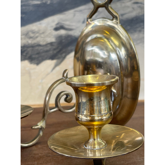 Brass Wall Sconce Candle Holder Set of 2