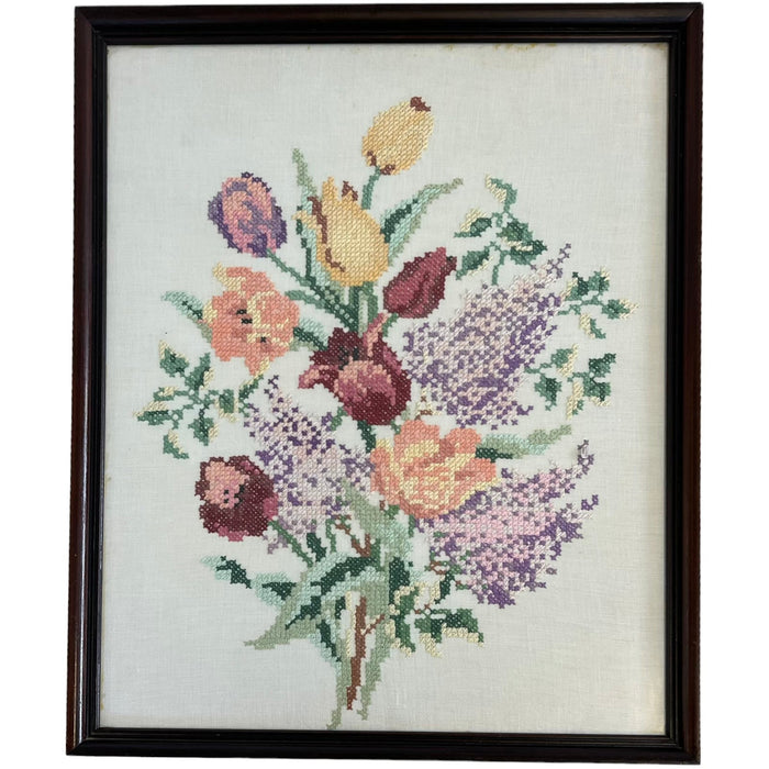 Vintage Framed Embroidery