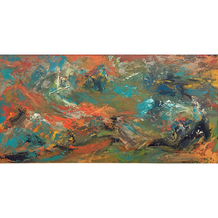 Colorful Possibly painting On Board American Abstract Expressionist By Margaret Smith