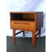 Danish Mid Century Modern Teak Night Stand Side Table