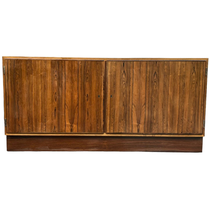 Vintage Mid Century Modern Danish Credenza Console Sideboard by Hundevad with Key (Available by Online Purchase only)