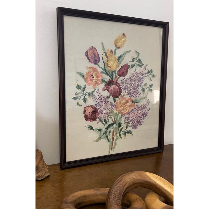 Vintage Framed Embroidery