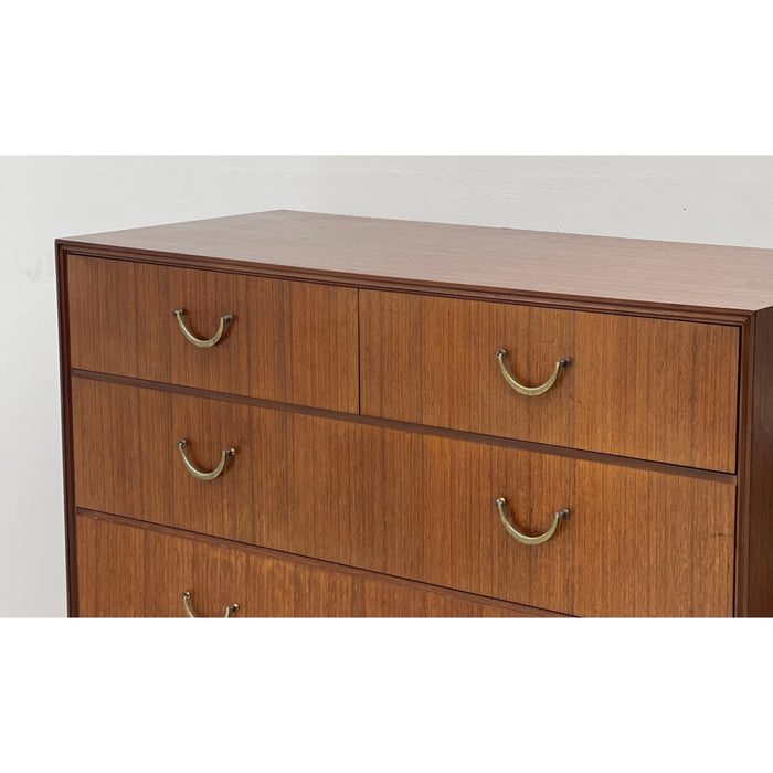Vintage Mid Century Modern Mere-dew Style 5 Drawer Dresser Cabinet Storage