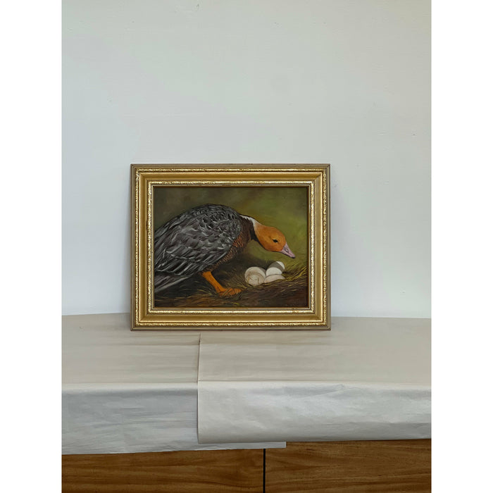 Vintage Framed Art Painting of serene scene