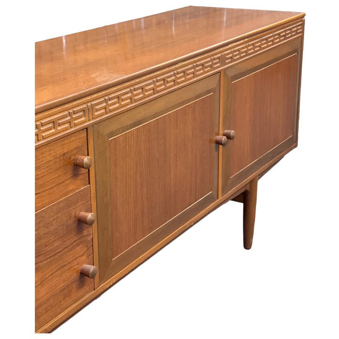 Imported UK Vintage Mid Century Modern Long Credenza/Buffet in the Style of Robert Heritage for Archie Shine Furniture (Available by Online Purchase Only)