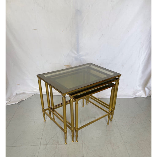 Late 20th Century Vintage Hollywood Regency Nesting Tables - Set of 3