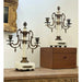Pair of Louis XVI Style 19th Century Gilt-Bronze and Gilt-Metal and Marble Candelabra