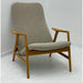 Reupholstered Danish Modern Lounge Chair with Recline (Available for Online Purchase Only)