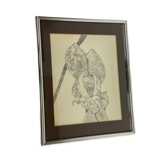 Vintage Art Drawing Print