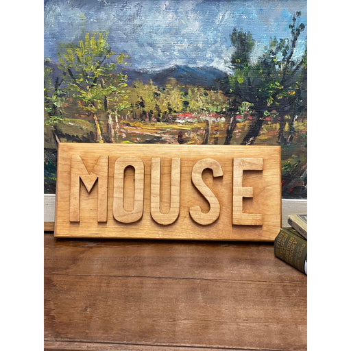 Vintage Bespoke Mouse Sign