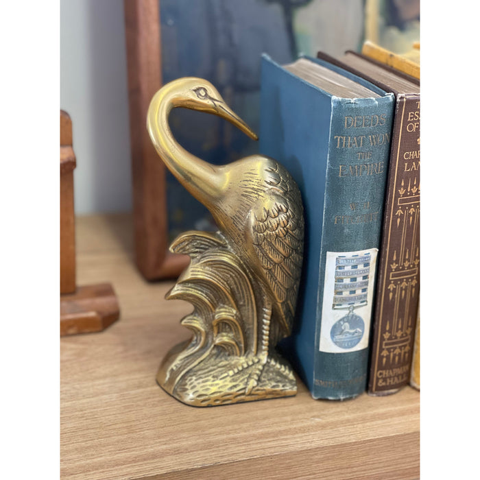 Vintage Bird Book Ends Set of 2
