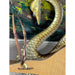 Vintage Brass Swan Wall Decor