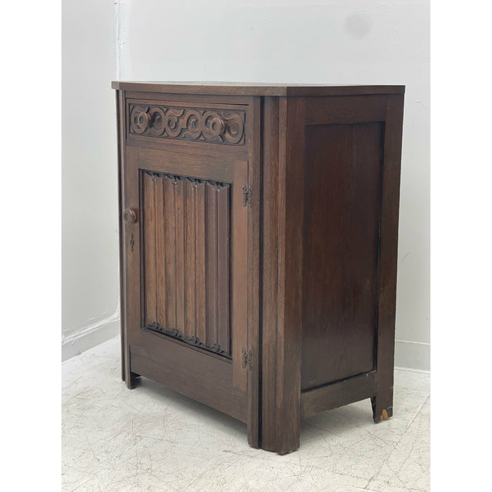 Vintage Cabinet Bookshelf UK Import Welsh Style Dovetail Drawers