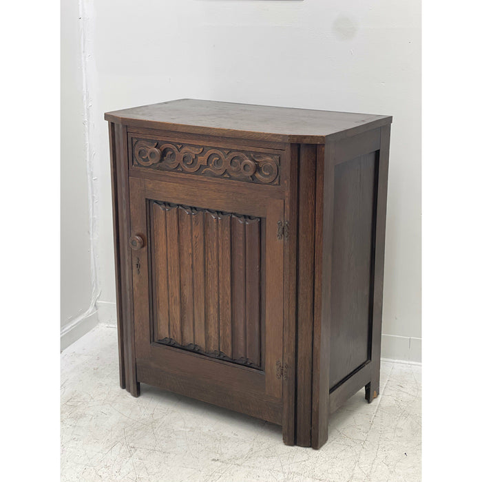 Vintage Cabinet Bookshelf UK Import Welsh Style Dovetail Drawers