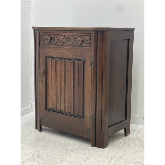 Vintage Cabinet Bookshelf UK Import Welsh Style Dovetail Drawers