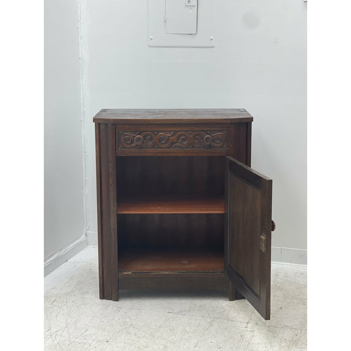 Vintage Cabinet Bookshelf UK Import Welsh Style Dovetail Drawers