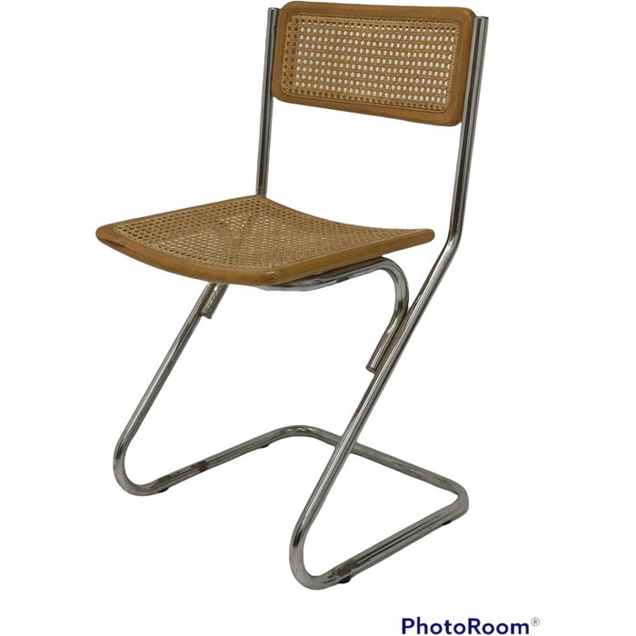 Vintage Cane Metal Chair