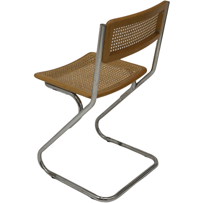 Vintage Cane Metal Chair